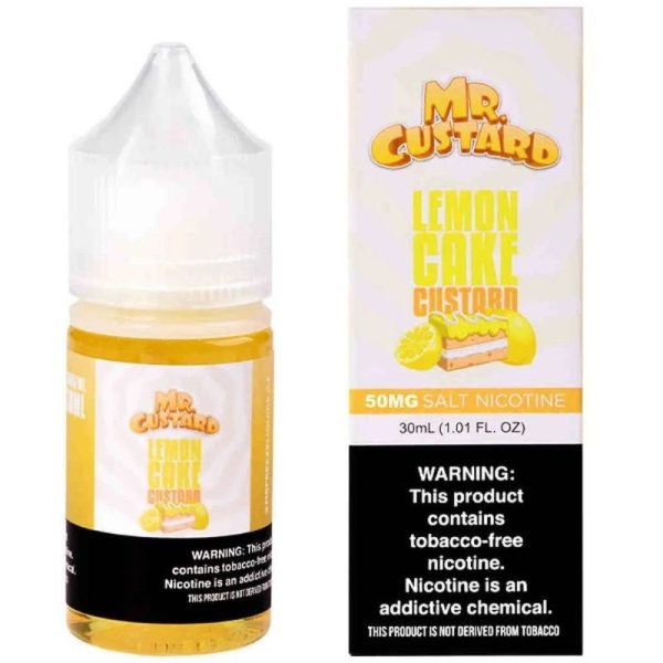 LÍQUIDO NICSALT LEMON CAKE CUSTARD - MR CUSTARD - Imagem 2