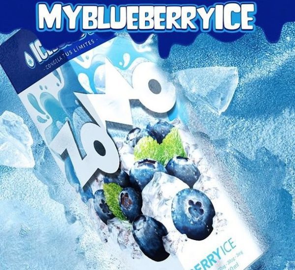 LÍQUIDO FREEBASE BLUEBERRY ICE - ZOMO ICEBURST - Imagem 2