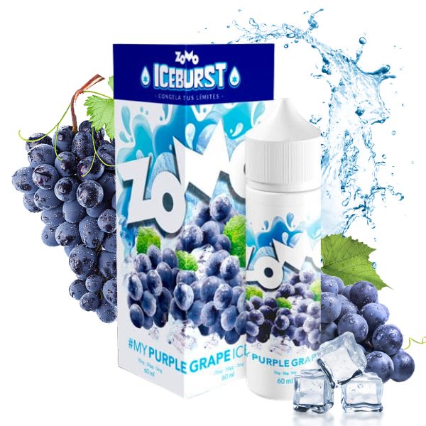 LÍQUIDO FREEBASE MY PURPLE GRAPE ICE - ZOMO ICEBURST