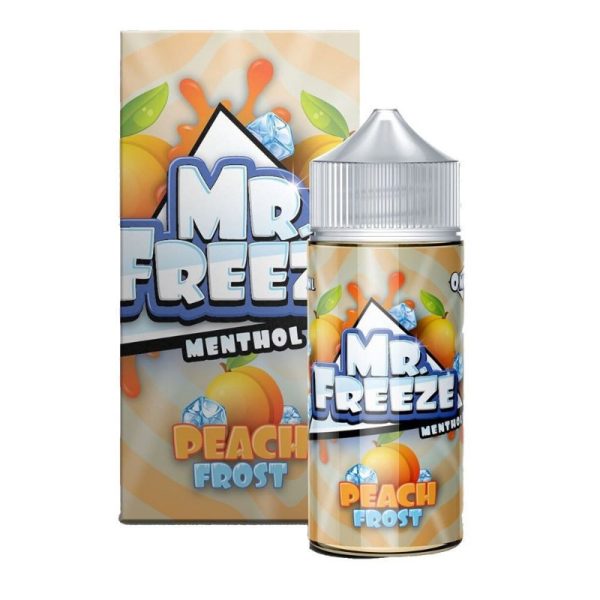 LÍQUIDO FREEBASE PEACH FROST - MR FREEZE - Imagem 3
