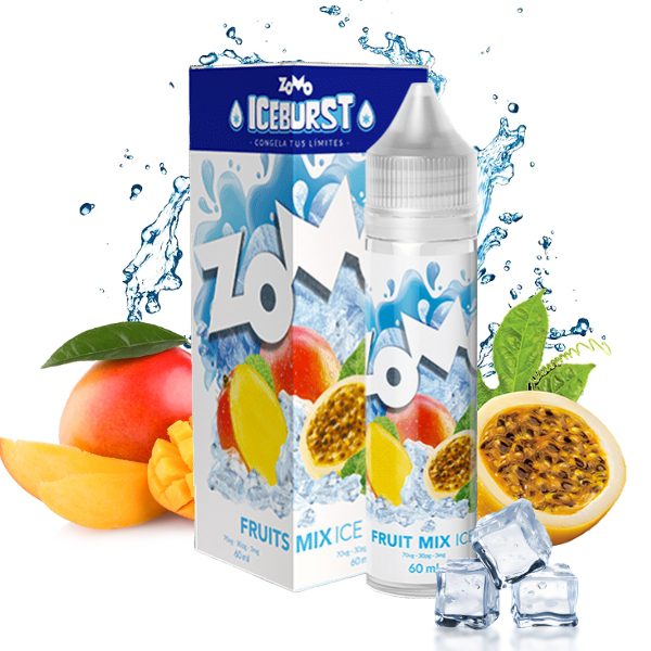 LÍQUIDO FREEBASE FRUITS MIX ICE - ZOMO ICEBURST