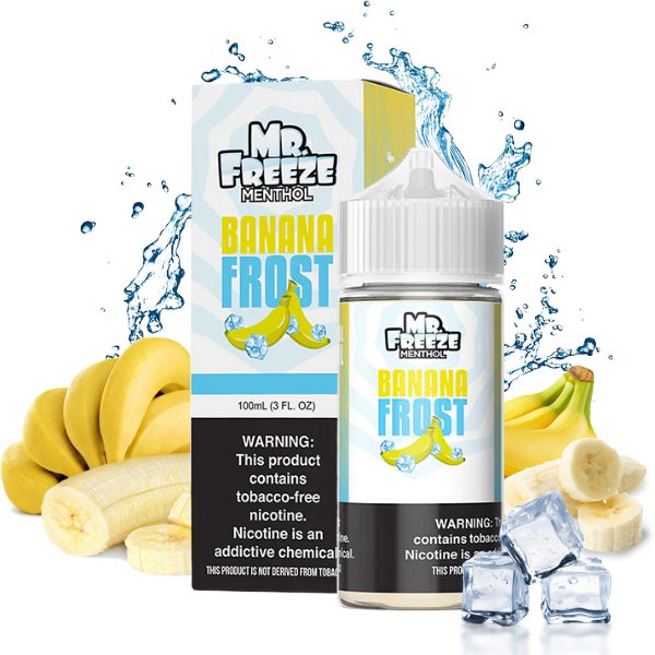 LÍQUIDO FREEBASE BANANA FROST - MR FREEZE