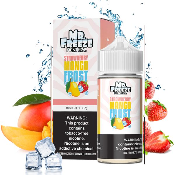 LÍQUIDO FREEBASE STRAWBERRY MANGO FROST - MR FREEZE