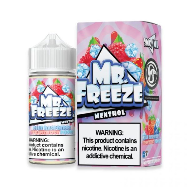 LÍQUIDO BLUE RASPBERRY STRAWBERRY FROST - MR FREEZE - Imagem 2