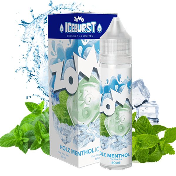LÍQUIDO FREEBASE HOLZ MENTHOL ICE - ZOMO ICEBURST