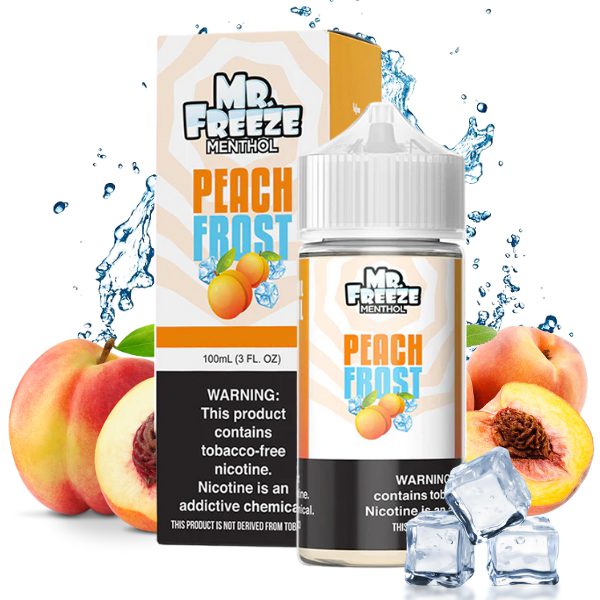 LÍQUIDO FREEBASE PEACH FROST - MR FREEZE