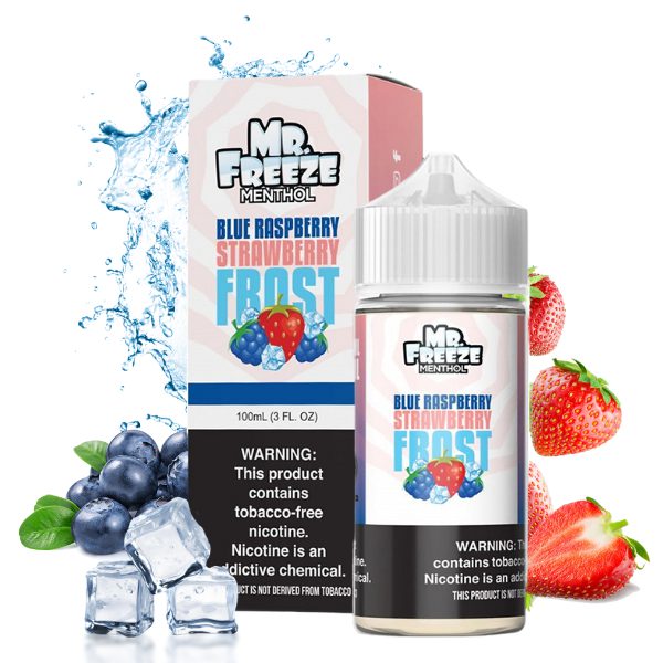 LÍQUIDO BLUE RASPBERRY STRAWBERRY FROST - MR FREEZE