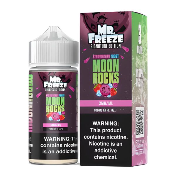 LÍQUIDO FREEBASE STRAWBERRY FROST MOON ROCKS - MR FREEZE 