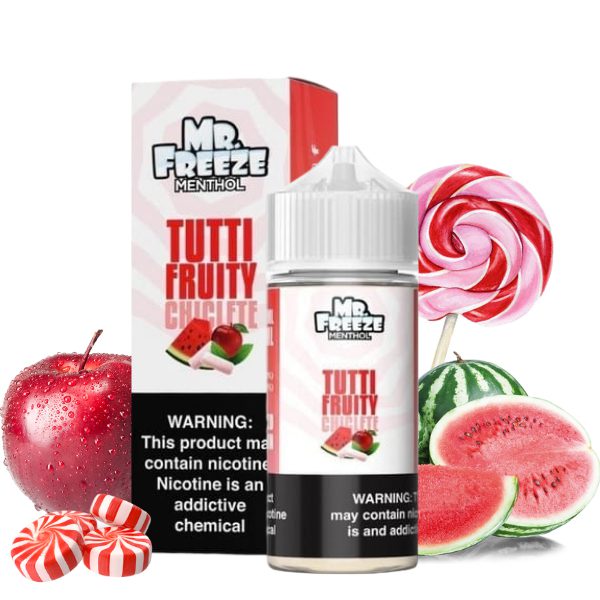 LÍQUIDO FREEBASE TUTTI FRUITY CHICLETE - MR FREEZE