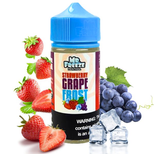 LÍQUIDO FREEBASE STRAWBERRY GRAPE FROST - MR FREEZE