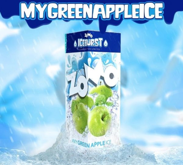 LÍQUIDO FREEBASE MY GREEN APPLE ICE - ZOMO ICEBURST - Imagem 2