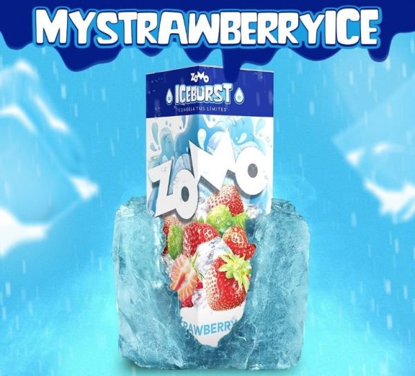 LÍQUIDO FREEBASE STRAWBERRY ICE - ZOMO ICEBURST - Imagem 2