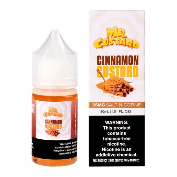 LÍQUIDO NICSALT CINNAMON CUSTARD - MR CUSTARD - Imagem 2