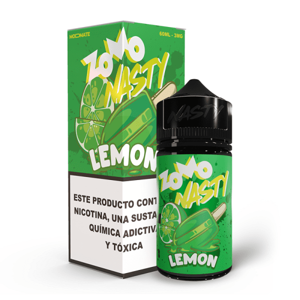 LÍQUIDO FREEBASE PICOLE DE LIMÃO - ZOMO NASTY - Imagem 2