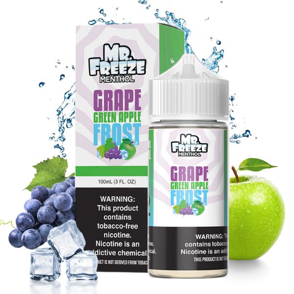 LÍQUIDO GREEN APPLE GRAPE FROST - MR FREEZE