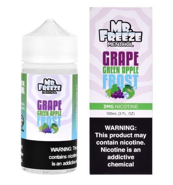 LÍQUIDO GREEN APPLE GRAPE FROST - MR FREEZE - Imagem 2