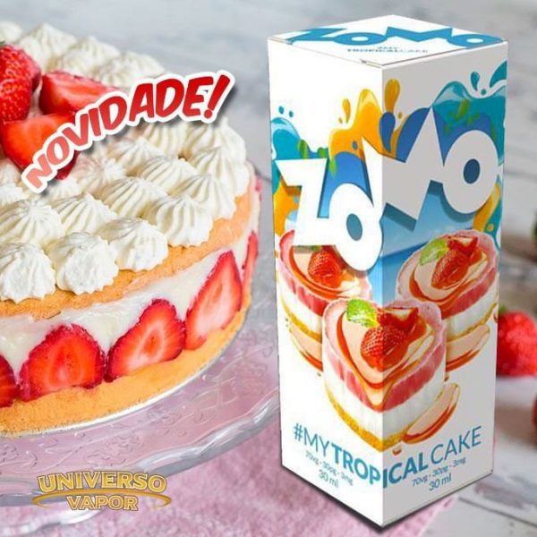 LÍQUIDO FREEBASE TROPICAL CAKE - ZOMO - Imagem 2