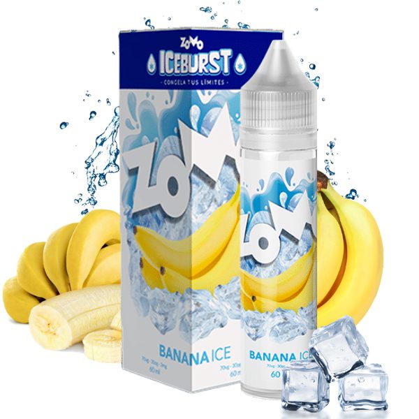 LÍQUIDO FREEBASE BANANA ICE - ZOMO ICEBURST