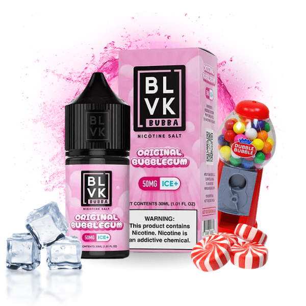 LÍQUIDO NICSALT ORIGINAL BUBBLEGUM ICE - BLVK BUBBA
