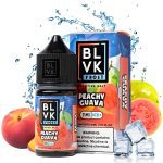 LÍQUIDO NICSALT PEACHY GUAVA - BLVK FROST