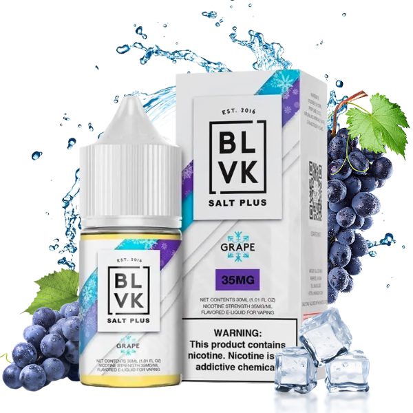 LIQUIDO NICSALT GRAPE ICE - BLVK PLUS