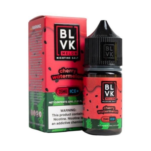 LÍQUIDO NICSALT CHERRY WATERMELON - BLVK MELON - Imagem 3
