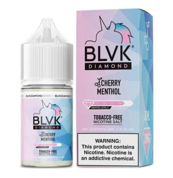 LÍQUIDO NICSALT CHERRY MENTHOL - BLVK DIAMOND - Imagem 2
