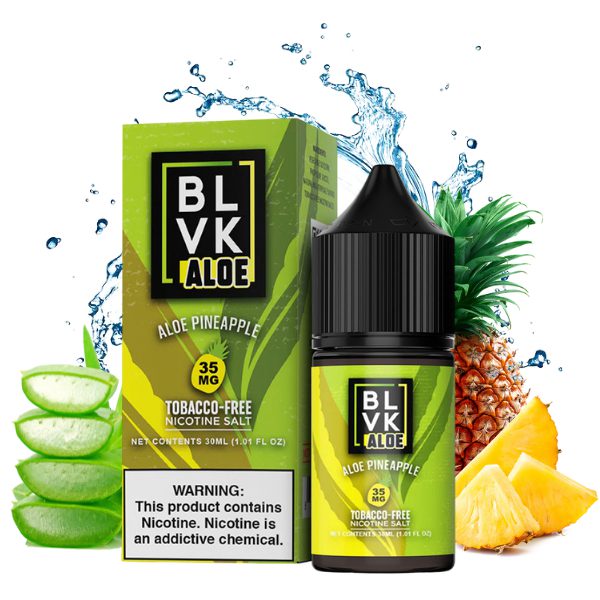 LÍQUIDO NICSALT ALOE PINEAPPLE - BLVK ALOE