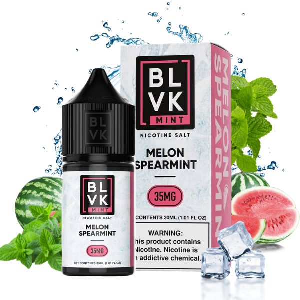 LÍQUIDO NICSALT MELON SPEARMINT - BLVK MINT