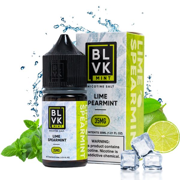 LÍQUIDO NICSALT LIME SPEARMINT - BLVK MINT