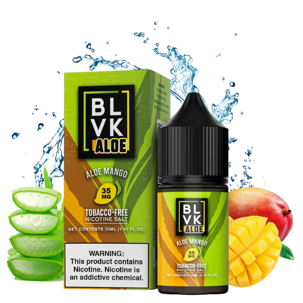 LÍQUIDO NICSALT ALOE MANGO - BLVK ALOE