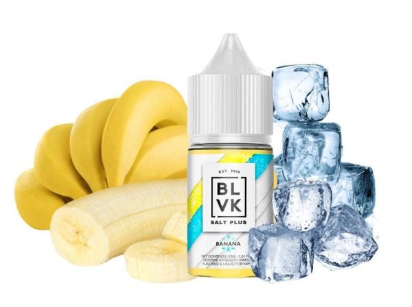 LIQUIDO NICSALT BANANA ICE - BLVK PLUS - Imagem 2