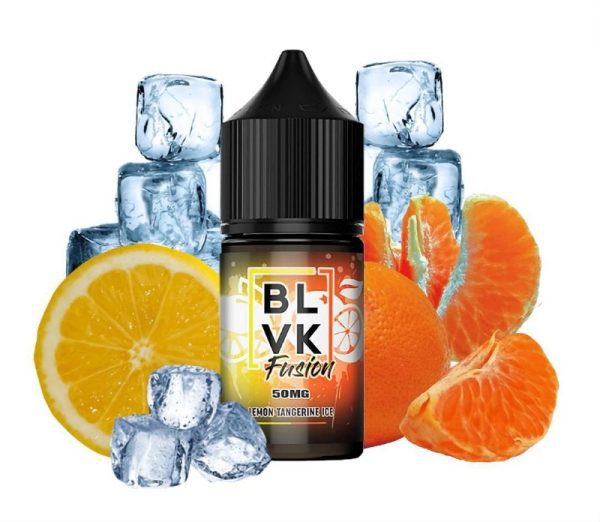 LÍQUIDO NICSALT LEMON TANGERINE ICE - BLVK FUSION - Imagem 2
