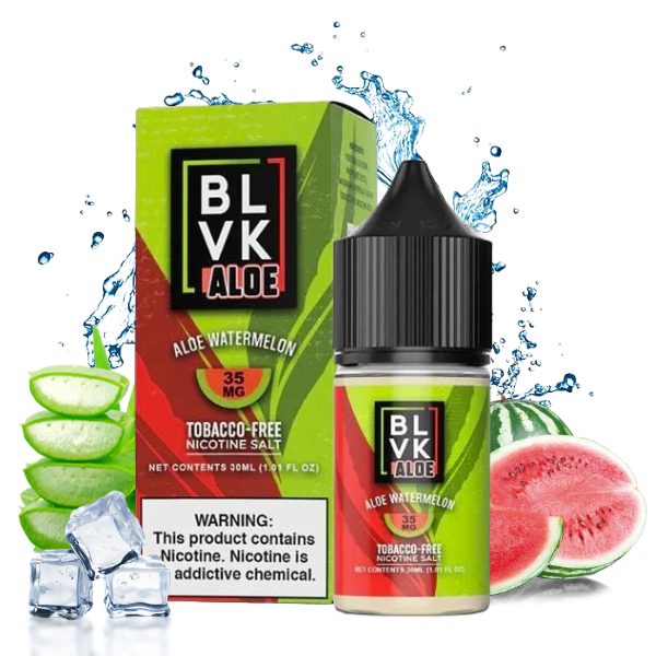 LÍQUIDO NICSALT ALOE WATERMELON - BLVK ALOE