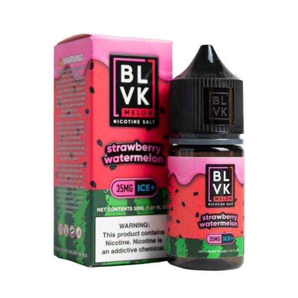 LÍQUIDO NICSALT STRAWBERRY WATERMELON - BLVK MELON - Imagem 2