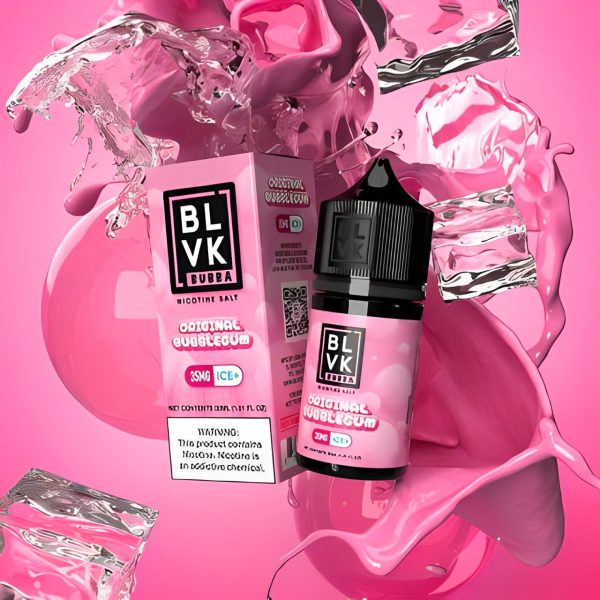LÍQUIDO NICSALT ORIGINAL BUBBLEGUM ICE - BLVK BUBBA - Imagem 2