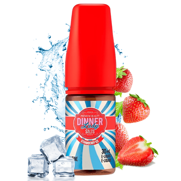 LÍQUIDO NICSALT STRAWBERRY ICE - DINNER LADY