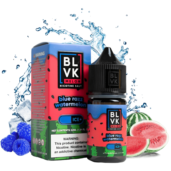 LÍQUIDO NICSALT BLUE RAZZ WATERMELON - BLVK MELON
