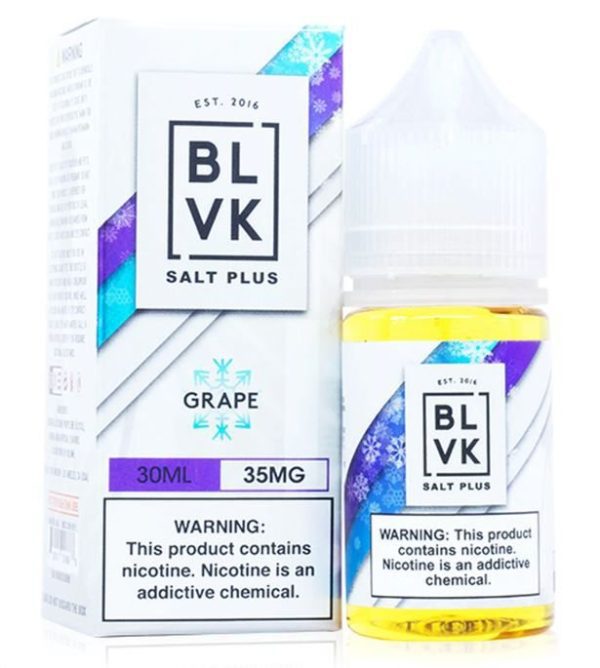 LIQUIDO NICSALT GRAPE ICE - BLVK PLUS - Imagem 3