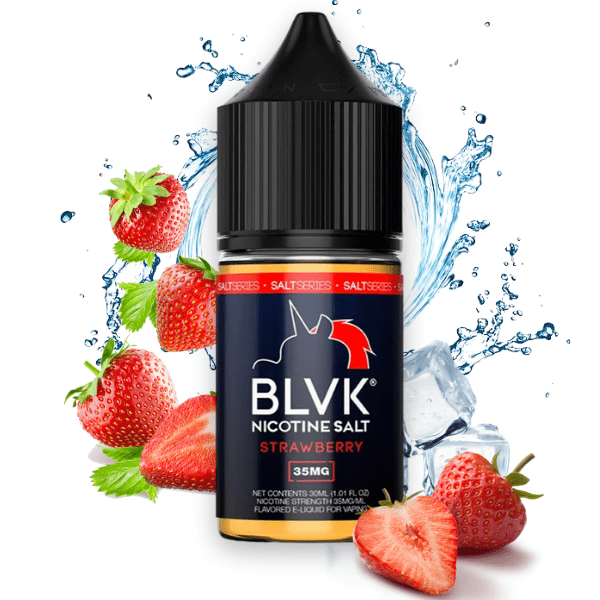 LÍQUIDO NICSALT STRAWBERRY - BLVK SALT