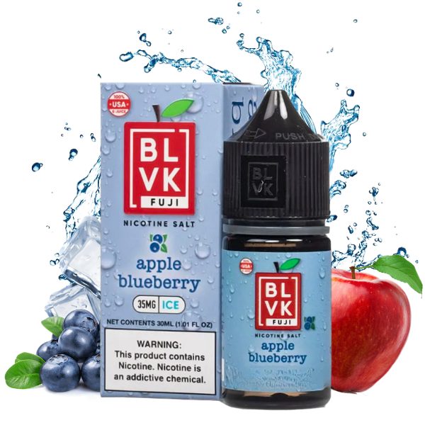 LÍQUIDO NICSALT APPLE BLUEBERRY - BLVK FUJI