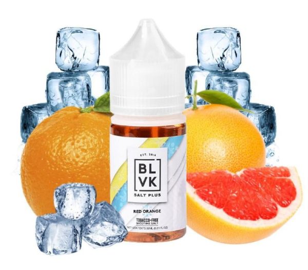 LIQUIDO NICSALT RED ORANGE ICE - BLVK PLUS - Imagem 2