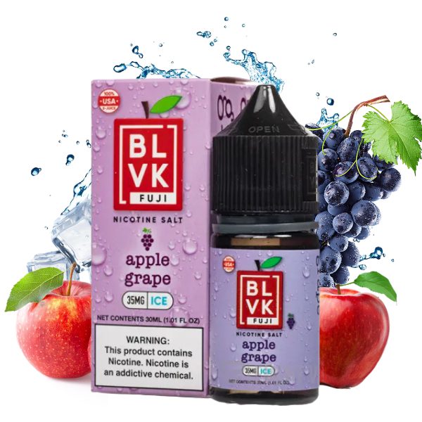 LÍQUIDO NICSALT APPLE GRAPE - BLVK FUJI