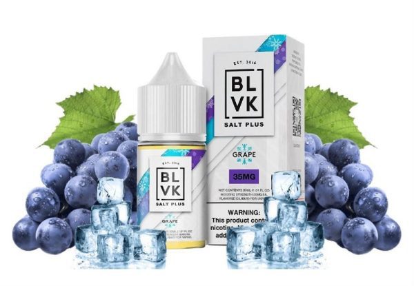 LIQUIDO NICSALT GRAPE ICE - BLVK PLUS - Imagem 2