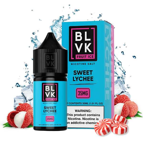 LÍQUIDO NICSALT SWEET LYCHEE - BLVK FRUIT ICE