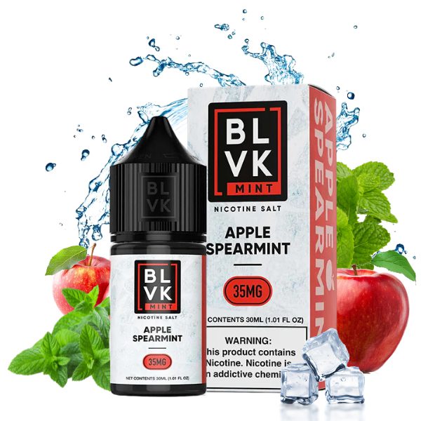 LÍQUIDO NICSALT APPLE SPEARMINT - BLVK MINT