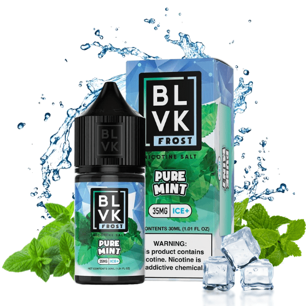 LÍQUIDO NICSALT PURE MINT - BLVK FROST
