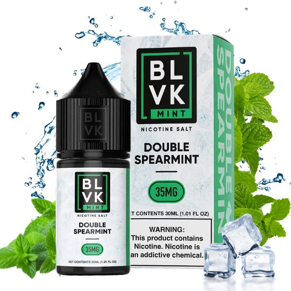 LÍQUIDO NICSALT DOUBLE SPEARMINT - BLVK MINT