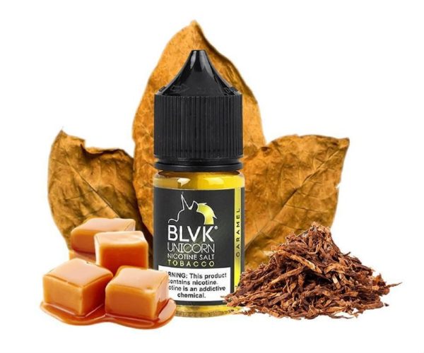 LÍQUIDO NICSALT CARAMEL TOBACCO - BLVK SALT - Imagem 2