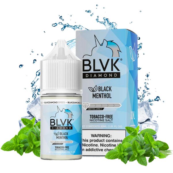 LÍQUIDO NICSALT BLACK MENTHOL - BLVK DIAMOND